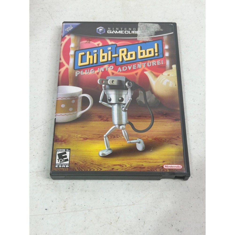 Chibi-Robo Plug Into Adventure Nintendo GameCube Case and Cover Art Only NO GAME